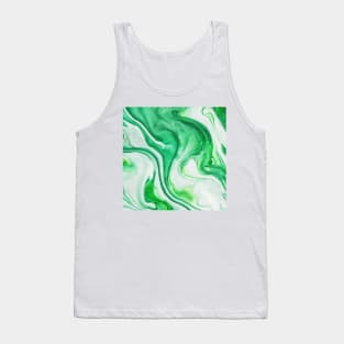 LIGHT GREEN LIQUID MARBLE DESIGN, IPHONE CASE AND MORE Tank Top